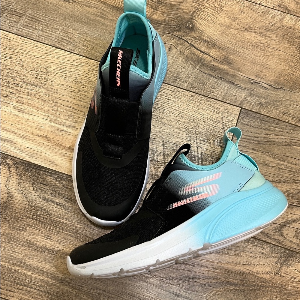 Skechers kids fast slip on sneakers - Picture 3 of 5